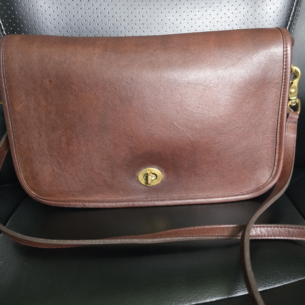 Brown Leather Crossbody Bag